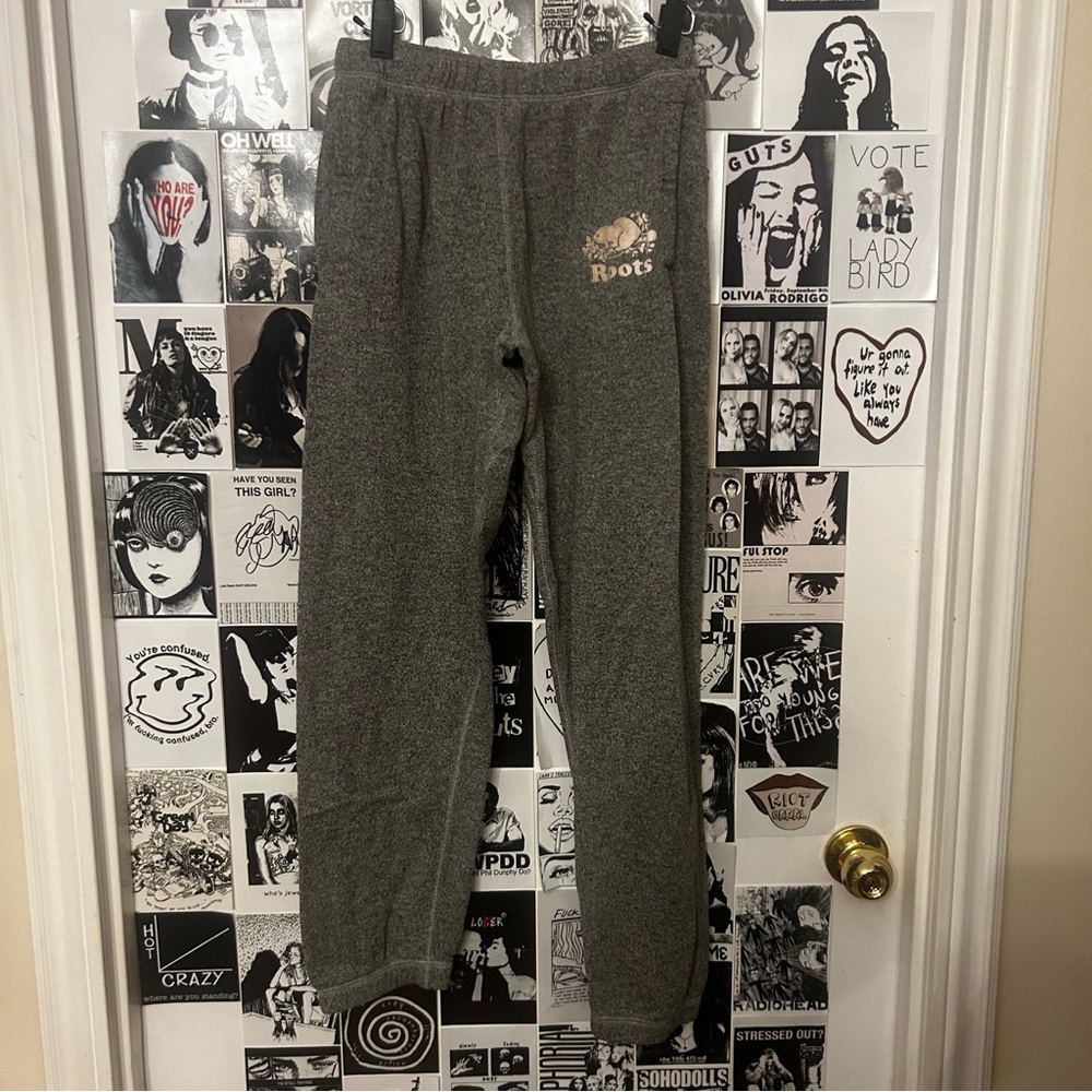 Roots Women’s Gray Salt and Pepper Sweatpants